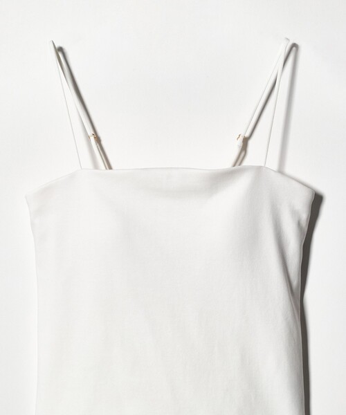 green label relaxing（グリーンレーベルリラクシング）の「ベアトップキャミソール（キャミソール・レディース・ブラック/ダークブラウン/オフホワイト・M/S/L）」の8枚目の写真