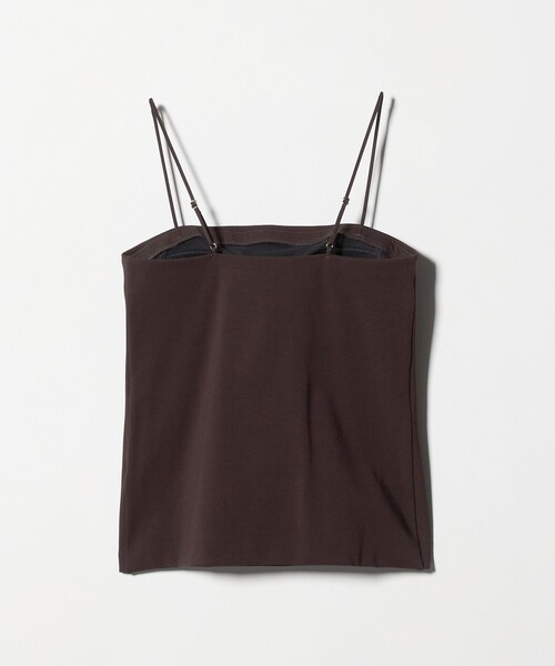 green label relaxing（グリーンレーベルリラクシング）の「ベアトップキャミソール（キャミソール・レディース・ブラック/ダークブラウン/オフホワイト・M/S/L）」の12枚目の写真
