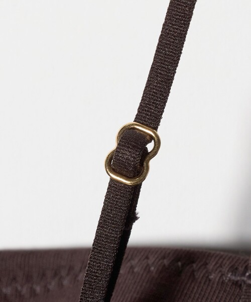 green label relaxing（グリーンレーベルリラクシング）の「ベアトップキャミソール（キャミソール・レディース・ブラック/ダークブラウン/オフホワイト・M/S/L）」の15枚目の写真