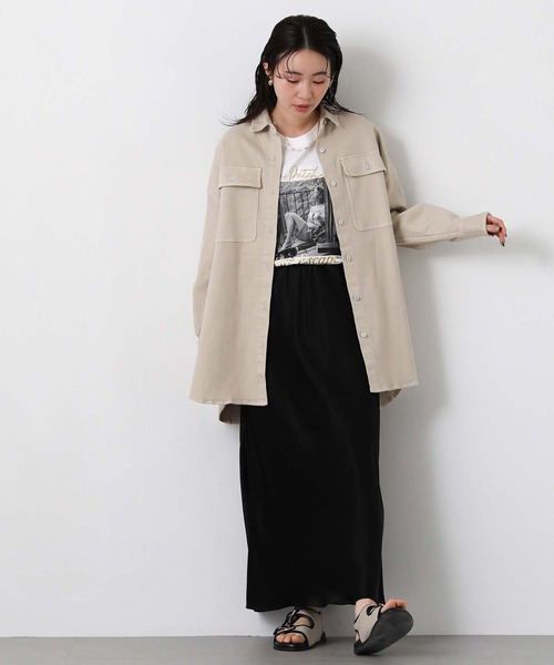 Healthy denim(ヘルシーデニム)の「Almondシャツ(シャツ/ブラウス・レディース・ライトインディゴブルー/ピンク/ベージュ・1)」の4枚目の写真