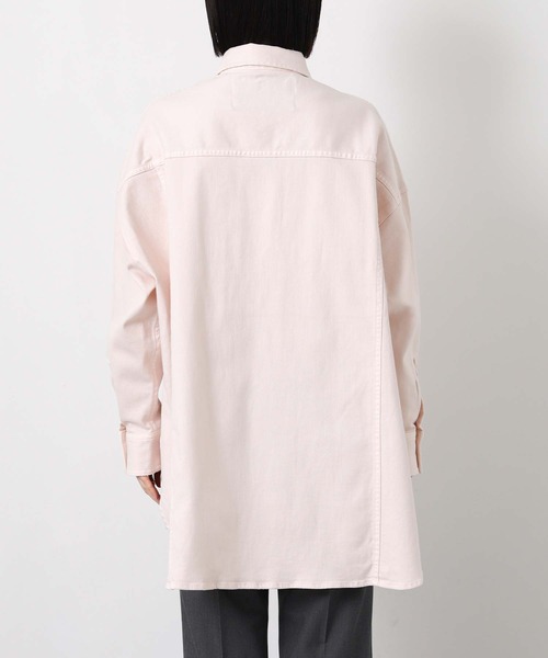 Healthy denim(ヘルシーデニム)の「Almondシャツ(シャツ/ブラウス・レディース・ライトインディゴブルー/ピンク/ベージュ・1)」の13枚目の写真