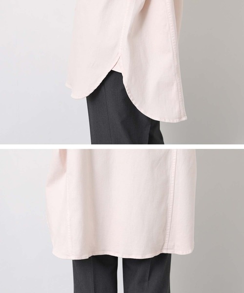 Healthy denim(ヘルシーデニム)の「Almondシャツ(シャツ/ブラウス・レディース・ライトインディゴブルー/ピンク/ベージュ・1)」の11枚目の写真