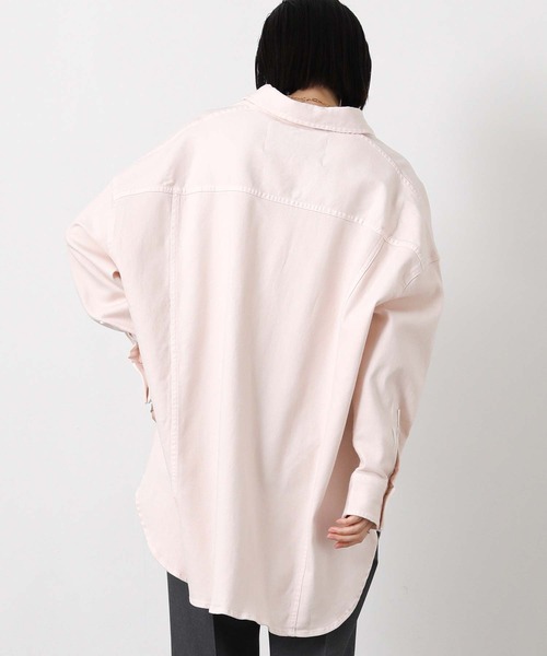 Healthy denim(ヘルシーデニム)の「Almondシャツ(シャツ/ブラウス・レディース・ライトインディゴブルー/ピンク/ベージュ・1)」の17枚目の写真