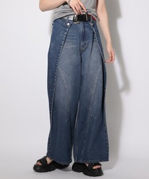PAGEBOY | ワイドラップデニム(デニムパンツ)