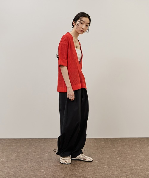 ADAM ET ROPE'(アダムエロペ)の「メッシュフラットサンダル(サンダル・レディース・ブラック/オフホワイト・36/37/38)」の5枚目の写真