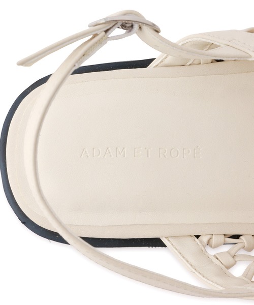 ADAM ET ROPE'(アダムエロペ)の「メッシュフラットサンダル(サンダル・レディース・ブラック/オフホワイト・36/37/38)」の17枚目の写真