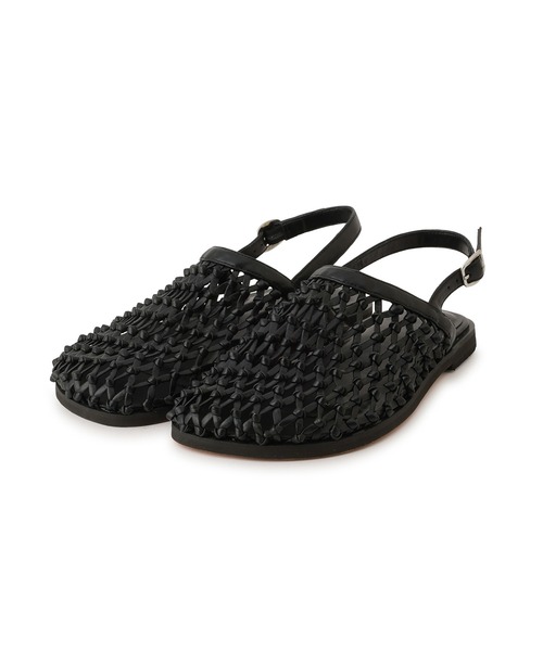 ADAM ET ROPE'(アダムエロペ)の「メッシュフラットサンダル(サンダル・レディース・ブラック/オフホワイト・36/37/38)」の19枚目の写真