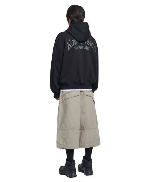 NOMANUAL(NOMANUAL)の「PAINTED DOUBLE KNEE SHORTS - WASHED BEIGE(その他パンツ・レディース・その他・LARGE/MEDIUM/SMALL/X-LARGE)」の5枚目の写真
