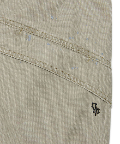NOMANUAL(NOMANUAL)の「PAINTED DOUBLE KNEE SHORTS - WASHED BEIGE(その他パンツ・レディース・その他・LARGE/MEDIUM/SMALL/X-LARGE)」の8枚目の写真