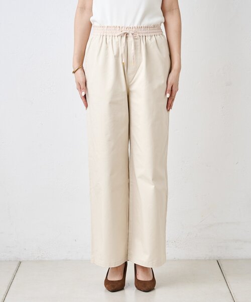 Jena espace merveilleux(ジェナ エスパスメルヴェイユ)の「サテン切替イージーパンツ(その他パンツ・レディース・ブラック/アイボリー・FREE)」の22枚目の写真