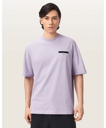 ALLSAINTS | REDACT OVERSIZED EMBROIDERED LOGO T-SHIRT | REDACT オーバーサイズ 刺繍 ロゴ Tシャツ(Tシャツ/カットソー)