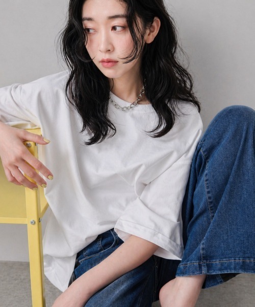 セール】ビッグシンプルTシャツ（Tシャツ/カットソー）｜Shelly island
