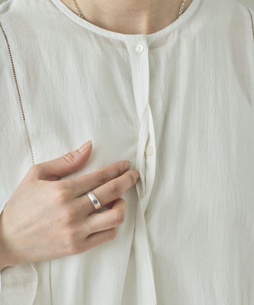 Curensology（カレンソロジー）の「Curensology(カレンソロジー)/カディコットンオーバーワンピース（ワンピース・レディース・ブラック/ホワイト・FREE）」の9枚目の写真