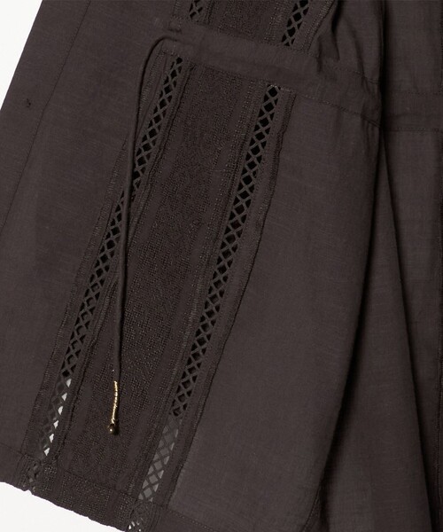 Pheeta(フィータ)の「【別注】<Pheeta>Jean ボリュームスリーブ シャツ / 015C-UAWomens2(シャツ/ブラウス・レディース・ホワイト/ダークブラウン・FREE)」の5枚目の写真