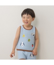 PEANUTS（ピーナッツ）の「SNOOPY スヌーピー タンクトップ クロシェニット（タンクトップ）」