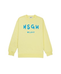 MSGM KIDS（エムエスジーエムキッズ）の「【NEW】MSGM KIDS ブラッシュロゴスウェットシャツ（スウェット）」