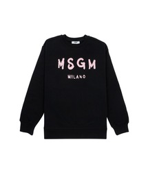 MSGM KIDS（エムエスジーエムキッズ）の「【NEW】MSGM KIDS ブラッシュロゴスウェットシャツ（スウェット）」