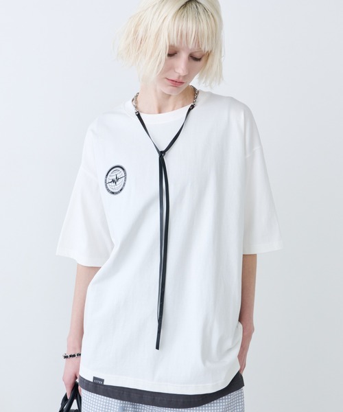 AFF AIVER（エイエフエフアイバー）の「AFF AIVER　サージカルチェーンハイブリットコードネックレス（ネックレス・メンズ・ブラック×シルバー・FREE）」の14枚目の写真