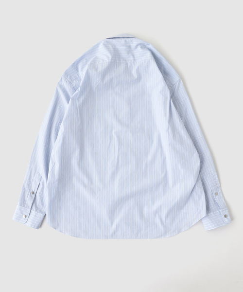 SimplyComplicated(シンプリーコンプリケイテッド)の「SimplyComplicated / シンプリーコンプリケイテッド FLUX BUTTON UP SHIRT(シャツ/ブラウス・メンズ・ブルー系その他・2/1)」の2枚目の写真
