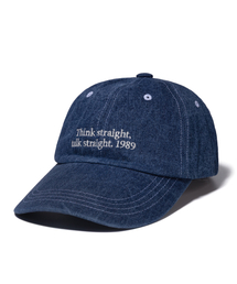 BUTDEEP（バッドディープ）の「THINK WASHED CURVED CAP-DENIM（キャップ）」