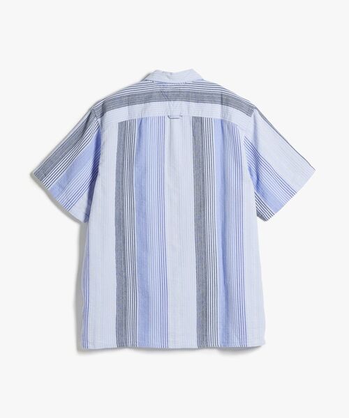 tommy jeans（トミー ジーンズ）の「リラックスストライプショートスリーブシャツ（シャツ/ブラウス・メンズ・ライトブルー・LARGE/X-LARGE/SMALL/MEDIUM）」の5枚目の写真