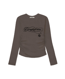 ESCAPEFROM（エスケープフロム）の「ESCF チェーンプリントスリムフィットシャーリングロングスリーブ [4色]（Tシャツ/カットソー）」