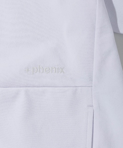 +phenix(プラスフェニックス)の「【+phenix / プラスフェニックス】DRAWSTRING S/S TEE 吸水速乾性 UVカット 裾ドローコード仕様 ビッグシルエット Tシャツ(Tシャツ/カットソー・メンズ・ブラック/ホワイト・X-LARGE/LARGE/MEDIUM)」の13枚目の写真