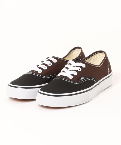 VANS(バンズ)の「VANS ヴァンズ AUTHENTIC オーセンティック VN000D7YYS8 *2-TONE BLK/BRN(スニーカー・メンズ・ブラック・12/11/10h/10/9h/9/8h/8/7h/7/6h/6/5h/5/4h)」の1枚目の写真