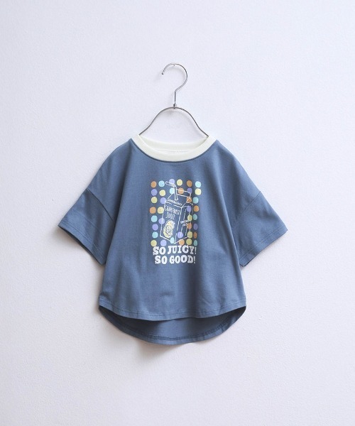 LYKKE（リッケ）の「部屋干しでも乾きやすい半袖Ｔシャツ（Tシャツ/カットソー・キッズ・ブルー系その他/ホワイト系その他/アイボリー/ピンク系その他・90/100/110/120/130）」の3枚目の写真