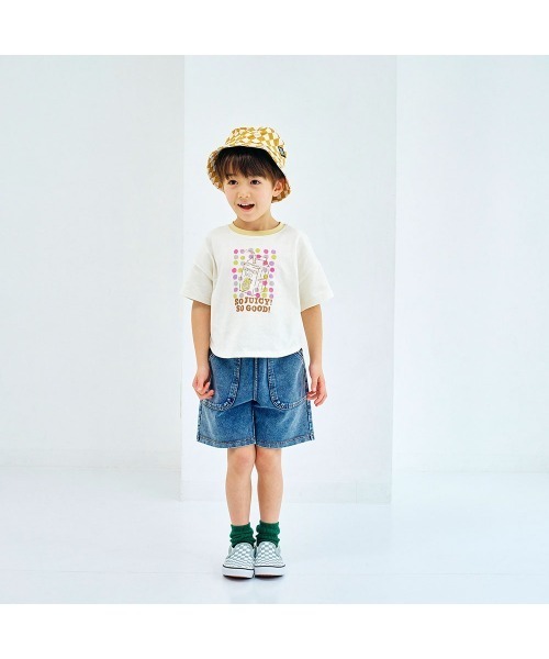 LYKKE（リッケ）の「部屋干しでも乾きやすい半袖Ｔシャツ（Tシャツ/カットソー・キッズ・ブルー系その他/ホワイト系その他/アイボリー/ピンク系その他・90/100/110/120/130）」の10枚目の写真
