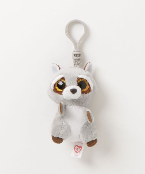 Lafayette(ラファイエット)の「タイ【TY】 - オーキー キークリップ【BEANIE BOOS OAKIE GRAY 35252-KC】(キーホルダー・キッズ・グレー・ONE SIZE)」の1枚目の写真