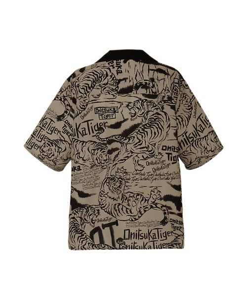 Onitsuka Tiger(オニツカタイガー)の「PRINTED SHIRT / プリンティッドシャツ(シャツ/ブラウス・メンズ・ベージュ/カーキ・M/S/L/XL)」の3枚目の写真