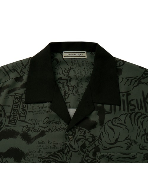 Onitsuka Tiger(オニツカタイガー)の「PRINTED SHIRT / プリンティッドシャツ(シャツ/ブラウス・メンズ・ベージュ/カーキ・M/S/L/XL)」の8枚目の写真