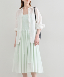 U by SPICK&SPAN | Atelier Edition/アトリエ エディション WRINKLE SMOCKED DRESS(ワンピース)