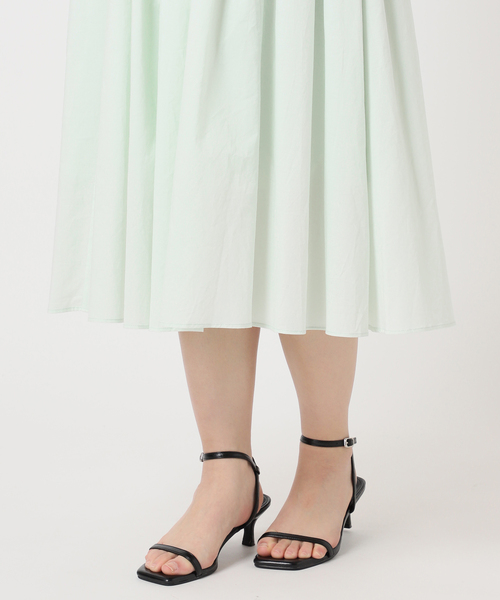 U by SPICK&SPAN（ユーバイスピックアンドスパン）の「Atelier Edition/アトリエ エディション WRINKLE SMOCKED DRESS（ワンピース・レディース・グリーン・FREE）」の13枚目の写真