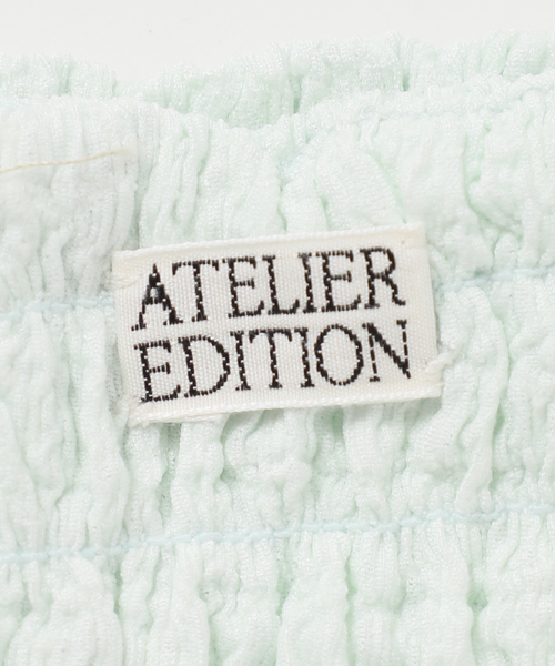 U by SPICK&SPAN（ユーバイスピックアンドスパン）の「Atelier Edition/アトリエ エディション WRINKLE SMOCKED DRESS（ワンピース・レディース・グリーン・FREE）」の17枚目の写真