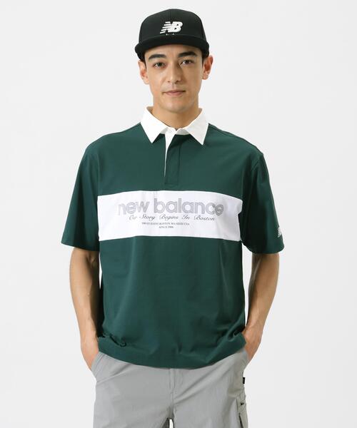 New Balance Golf（ニューバランスゴルフ）の「【new balance golf】Ｈ／ＳＬＥＥＶＥ　ＲＵＧＧＥＲ　ＳＨＩＲＴ（ポロシャツ・メンズ・グリーン系その他/ブラック/ベージュ系その他・LARGE/X-LARGE/MEDIUM/XX-LARGE）」の3枚目の写真