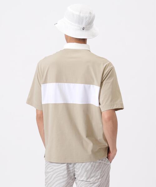 New Balance Golf（ニューバランスゴルフ）の「【new balance golf】Ｈ／ＳＬＥＥＶＥ　ＲＵＧＧＥＲ　ＳＨＩＲＴ（ポロシャツ・メンズ・グリーン系その他/ブラック/ベージュ系その他・LARGE/X-LARGE/MEDIUM/XX-LARGE）」の4枚目の写真