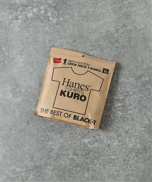 HANES(ヘインズ)の「Hanes / ヘインズ 1P T-SHIRTS KURO クルーネック Tシャツ(Tシャツ/カットソー・メンズ・ブラック・MEDIUM/LARGE/X-LARGE)」の15枚目の写真