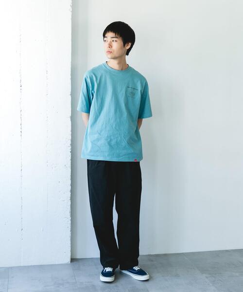 Manhattan Portage(マンハッタンポーテージ)の「『別注』MANHATTAN PORTAGE×DOORS 1ポイント プリントTシャツ(Tシャツ/カットソー・メンズ・グレー系その他/オフホワイト/チャコールグレー/ブルー・MEDIUM/LARGE)」の9枚目の写真