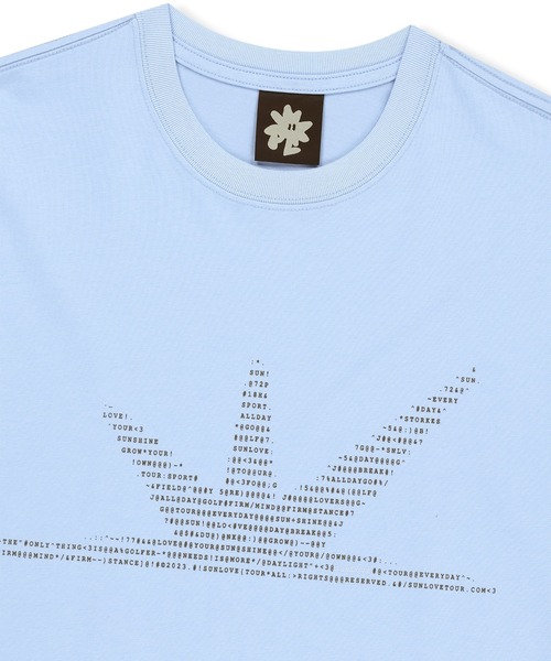 SUNLOVE(サンラブ)の「ASCII Daybreak Tee(Tシャツ/カットソー・メンズ・ブラック/ライトブルー/ホワイト/ネイビー/イエロー・S/M/L/XL)」の16枚目の写真