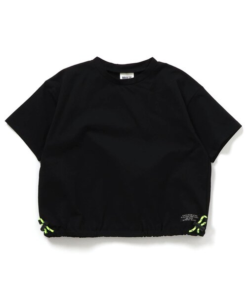 BREEZE（ブリーズ）の「【通気性抜群/WEB限定】サマーエール メッシュ半袖Tシャツ_セットアップ可（Tシャツ/カットソー・キッズ・ブラック/キャメル/ミント・90/100/110/120/130/140/150）」の2枚目の写真