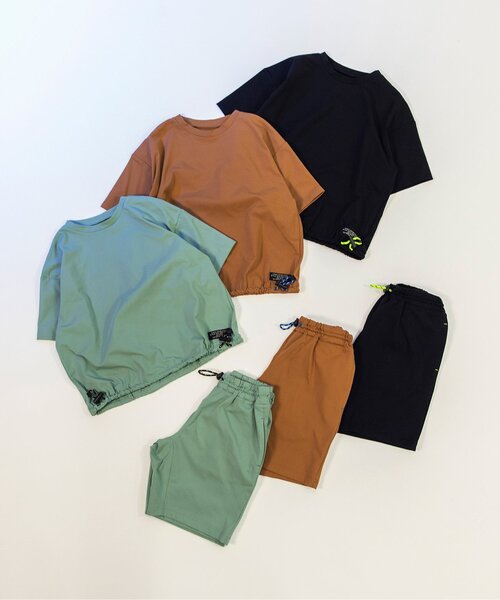 BREEZE（ブリーズ）の「【通気性抜群/WEB限定】サマーエール メッシュ半袖Tシャツ_セットアップ可（Tシャツ/カットソー・キッズ・ブラック/キャメル/ミント・90/100/110/120/130/140/150）」の9枚目の写真