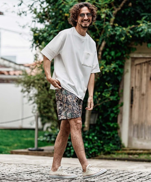 CAMBIO(カンビオ)の「mt10490- パネルメッシュショートスリーブTシャツ(Tシャツ/カットソー・メンズ・グレー/ブラック/ホワイト・XL/L/M)」の7枚目の写真