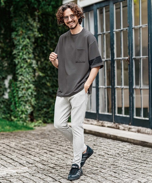 CAMBIO(カンビオ)の「mt10490- パネルメッシュショートスリーブTシャツ(Tシャツ/カットソー・メンズ・グレー/ブラック/ホワイト・XL/L/M)」の13枚目の写真