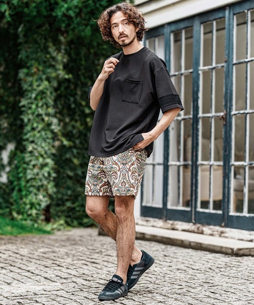 CAMBIO(カンビオ)の「mt10490- パネルメッシュショートスリーブTシャツ(Tシャツ/カットソー・メンズ・グレー/ブラック/ホワイト・XL/L/M)」の16枚目の写真