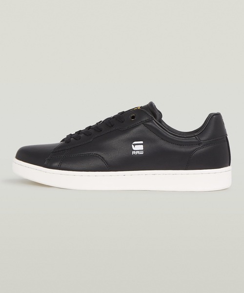 G-STAR(ジースター)の「Cadet Leather Sneakers/サイドロゴレザースニーカー(スニーカー・メンズ・ホワイト/ブラック・42/41/40/43)」の3枚目の写真