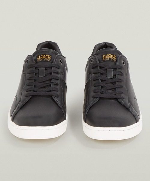 G-STAR(ジースター)の「Cadet Leather Sneakers/サイドロゴレザースニーカー(スニーカー・メンズ・ホワイト/ブラック・42/41/40/43)」の5枚目の写真