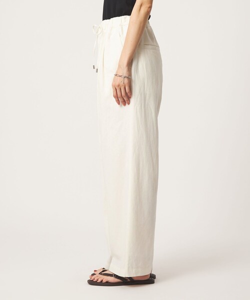 green label relaxing(グリーンレーベルリラクシング)の「BREEZE LINEN ブリーズリネン ワイド パンツ オフホワイト ドット(その他パンツ・レディース・オフホワイト/その他1・SHORT/34/44/40/38/42/TALL/36)」の18枚目の写真