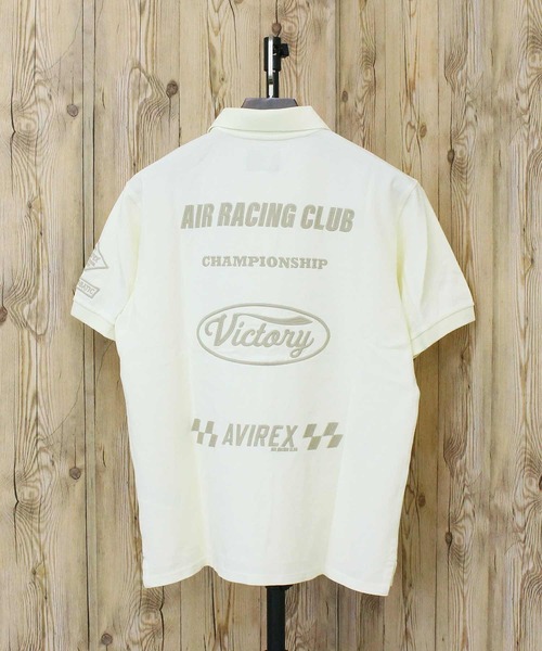 AVIREX(アヴィレックス)の「AIR RACING CLUB POLO SHIRT(ポロシャツ・メンズ・ブルーグレー/チャコールグレー/ホワイト・XXL/XL/M/L)」の5枚目の写真
